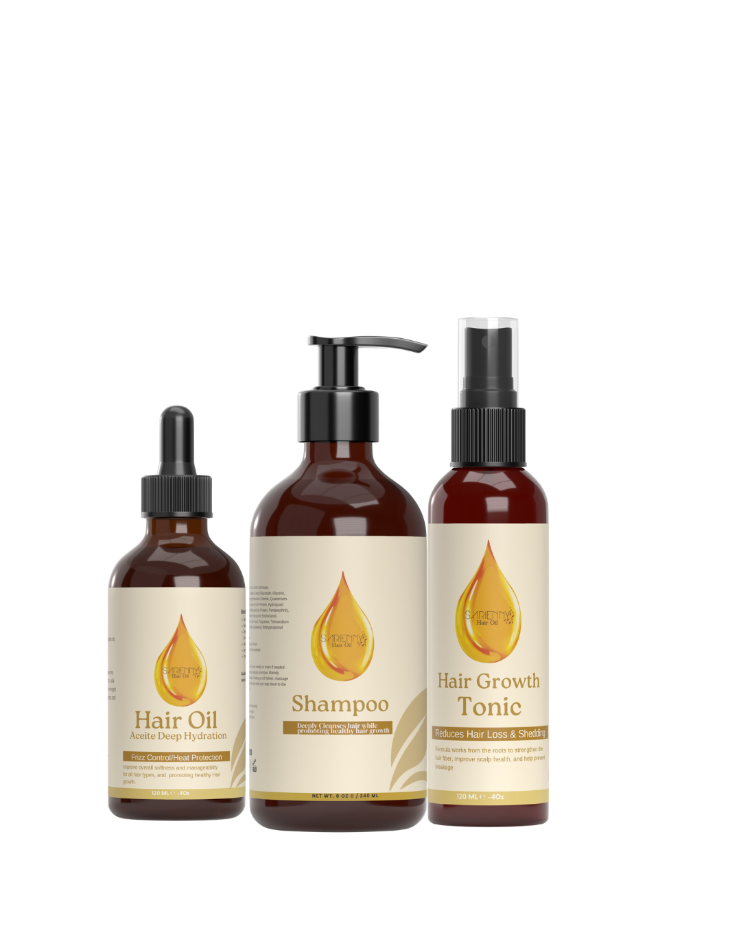 Sarienny Hair Oil 3 products Kit  Haircare